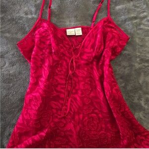 Gilligan & O'Malley sheer burnout babydoll slip dress nightgown